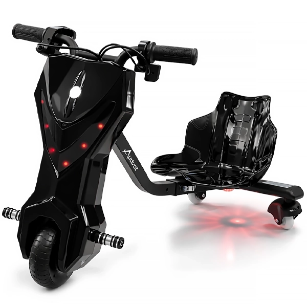 Triciclo Elétrico Audisat TE-6.5W 6.5" Bluetooth/Speaker - Preto (1 Mês de Garantia)