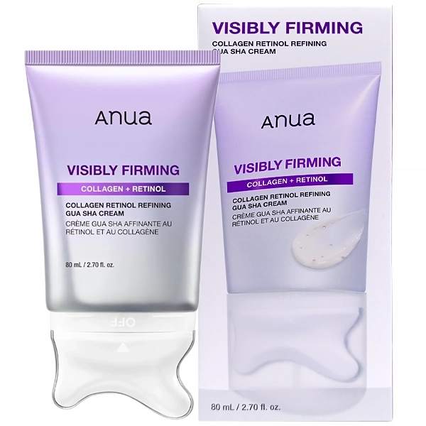 Crema Facial Hidratante Anua Collagen Retinol Refining Gua Sha de 80ml
