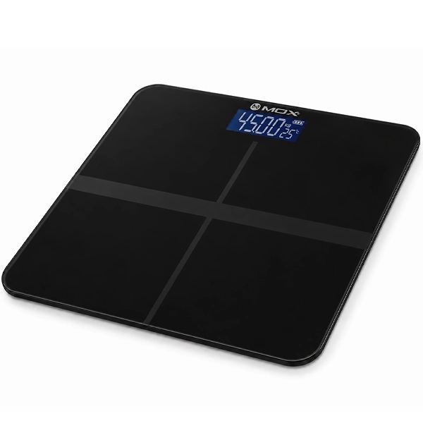 Balança Digital para Peso Corporal MOX MO-B181 até 180 kg - Preta/Cinza
