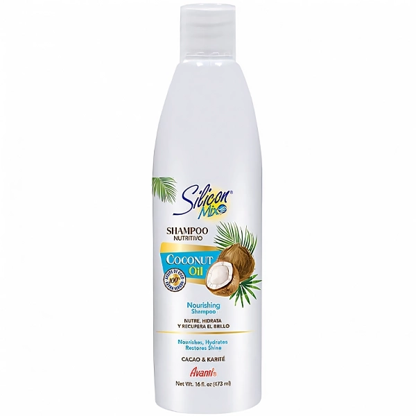 Shampoo Silicon Mix Coconut Oil 473 ml (Frasco Dañado)