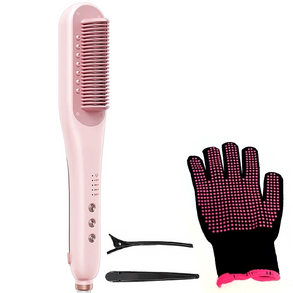 Cepillo Eléctrico Wavytalk B395 Steamline Pro com 67 watts Bivolt - Rosa