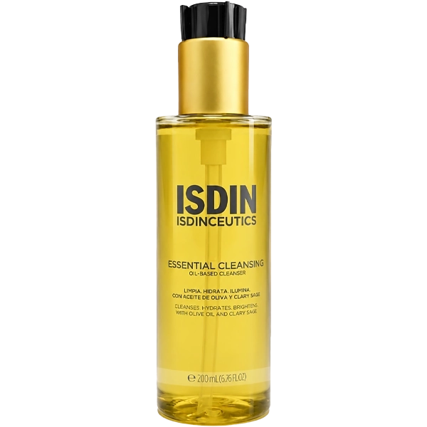Óleo Facial de Limpeza Isdin Isdinceutics Essential Cleansing de 200 ml