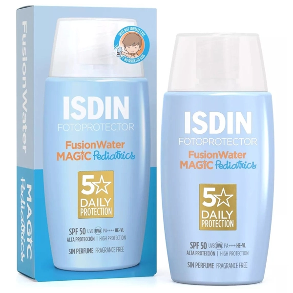 Protector Solar Isdin Fusion Water Magic Pediatrics SPF 50 50 ml