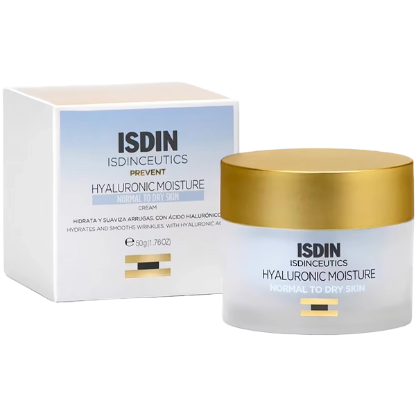 CREME FACIAL ISDIN ISDINCEUTICS HYALUR MOIST NORMAL TO DRY SK 50G(2779