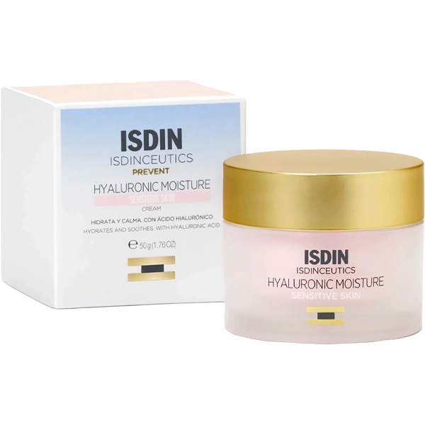 CREME FACIAL ISDIN ISDINCEUTICS HYALUR MOIST SENSITIVE SK 50GR (222984