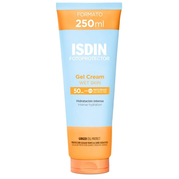 Protetor Solar Isdin Gel Cream Wet Skin SPF 50 250 ml