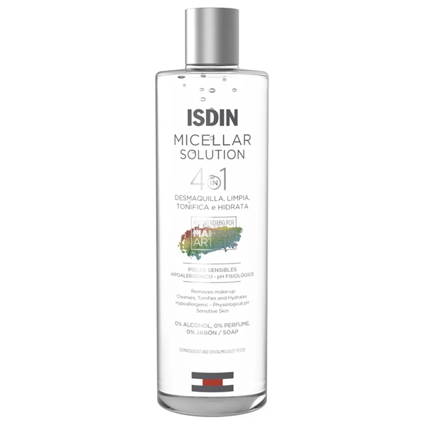 Demaquilante Isdin Micellar Solution 4 in 1 400 ml