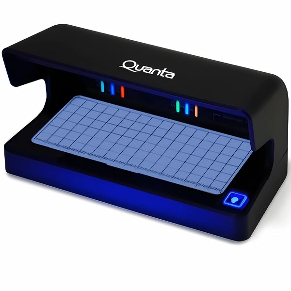 DETECTOR DE DINHEIRO QUANTA QTDBF30 PORTATIL PRETO