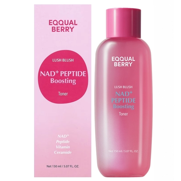 Tônico Facial Eqqualberry NAD+ Peptide Boosting de 150ml