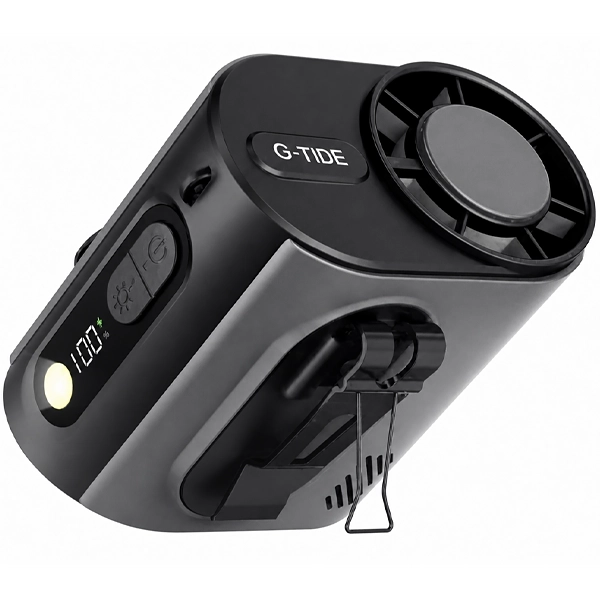 Mini Ventilador G-TiDE FW02 5 Aspas Recargable - Gris