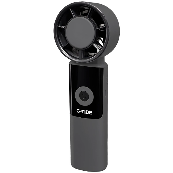 Mini Ventilador G-TiDE FH02L 5 Aspas Recargable - Gris/Negro