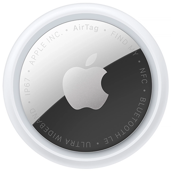 Localizador Apple AirTag 2nd Generation A2937 MFE94AM (2026) com Bluetooth - Prata/Branco