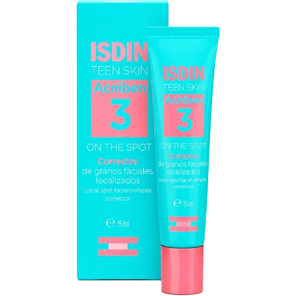 Gel Facial Isdin Acniben 3 ON THE SPOT de 15 ml