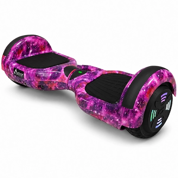Scooter Eléctrico Audisat Urban Core X 6.5" Bluetooth/Speaker - Purple + Bolsa (1 Mes de Garantia)