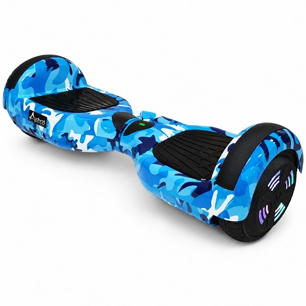 Scooter Elétrico Audisat Urban Core X 6.5" Bluetooth/Speaker - Camouflage Blue + Bolsa (1 Mês de Garantia)