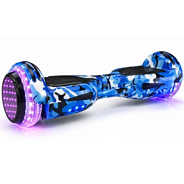 Scooter Elétrico Audisat Urban Flow X 6.5" Bluetooth/Speaker - Camouflage Blue + Bolsa (1 Mês de Garantia)