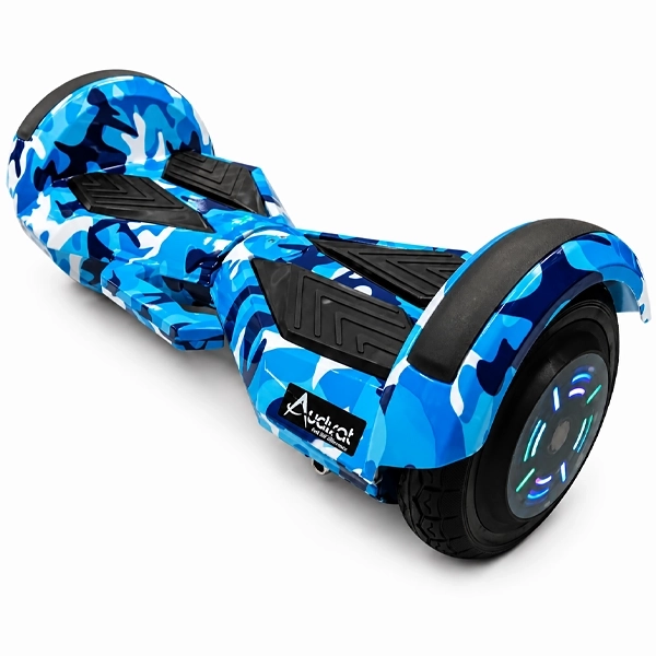 Scooter Elétrico Audisat Urban Pro X 8" Bluetooth/Speaker - Camouflaged Blue (1 Mes de Garantía) + Bolsa