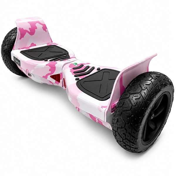 Scooter Elétrico Audisat Urban Offroad X 8.5" Bluetooth/Speaker - Camouflaged Pink (1 Mes de Garantía) + Bolsa