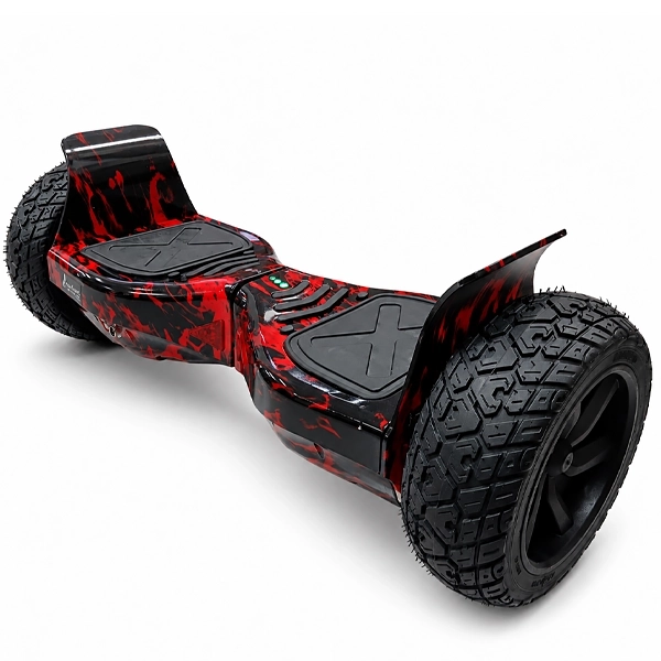 Scooter Elétrico Audisat Urban Offroad X 8.5" Bluetooth/Speaker - Red Flame (1 Mes de Garantía) + Bolsa