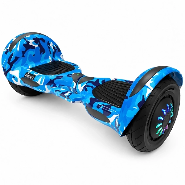 Scooter Elétrico Audisat Urban Max X 10" Bluetooth/Speaker - Camouflage Blue + Bolsa (1 Mês de Garantia)