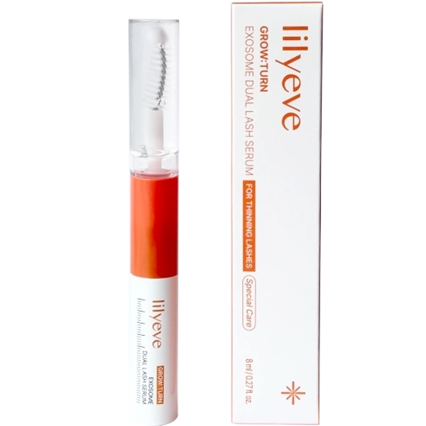 Sérum para Cílios e Sobrancelhas Lilyeve Grow:Turn Exosome Dual Lash de 8ml