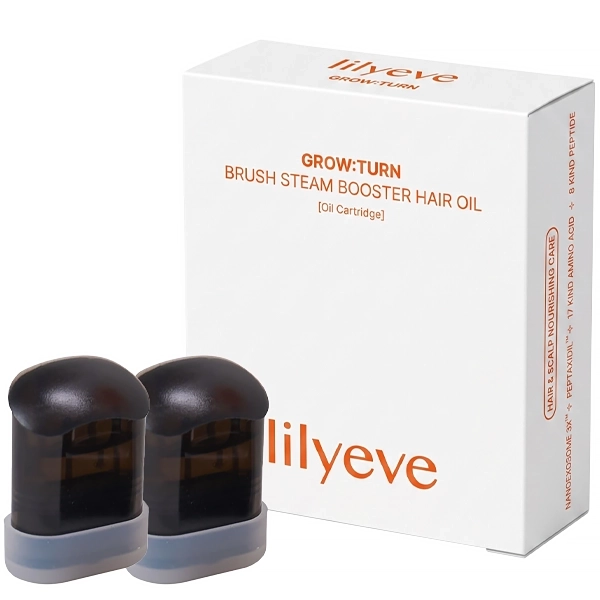 Cartucho de Aceite Capilar para Cepillo Masajeador Lilyeve Grow Turn Brush - 2 Unidades