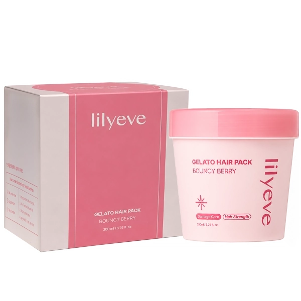 Máscara Capilar Lilyeve Gelato Hair Pack Bouncy Berry 200ml