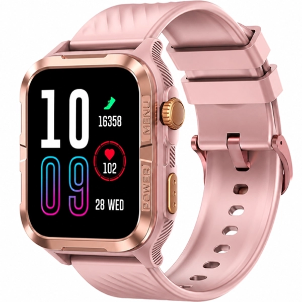 Relógio Blackview W10 Pro com Bluetooth - Rosa + Pulseira