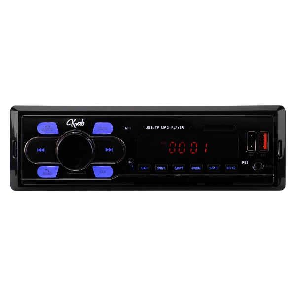 TOCA RADIO KRAB KBRRA22 BLUETOOTH USB FM AUX PRETO