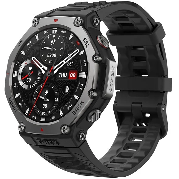 Relógio Amazfit T-Rex 3 A2322 com GPS/Wi-Fi - Onyx