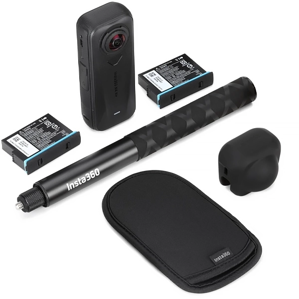 Cámara de Acción Insta360 X4 Air Starter Bundle (CINSAAFA) 8K - Negro (Anatel)