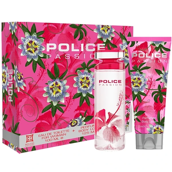 Kit Perfume Feminino POLICE Passion EDT 100 ml + Loção Corporal 125 ml