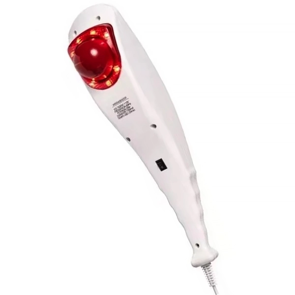 Massageador Muscular More Fitness MF-25 com 3 Cabeças 220 ~ 50 Hz - Branco/Vermelho