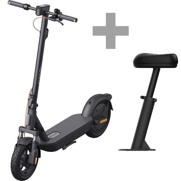 Patinete Elétrico Xiaomi Electric Scooter 5 Plus DDHBC18LQ 400 watts Rodas de 12" até 32 km/h Capacidade 120 Kg Autonomia 60 km + Banco
