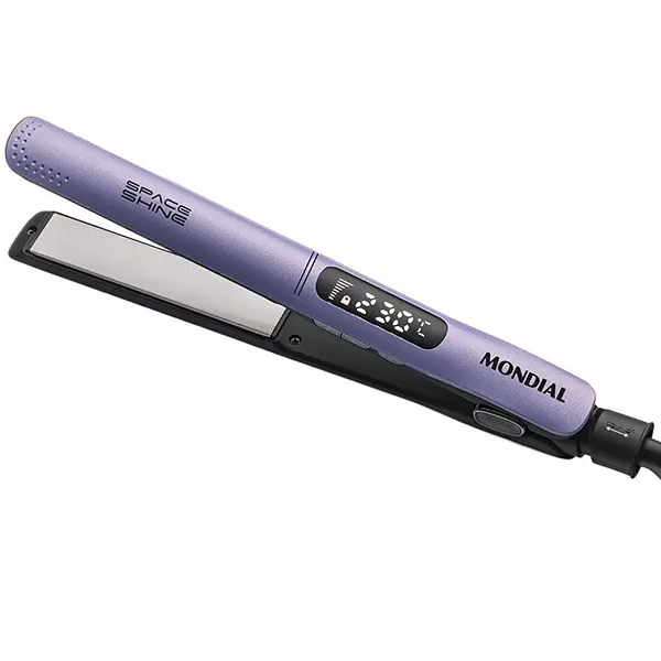 Chapinha para Cabelo Mondial Space Shine P-26 230 °C Bivolt - Roxo/Preto