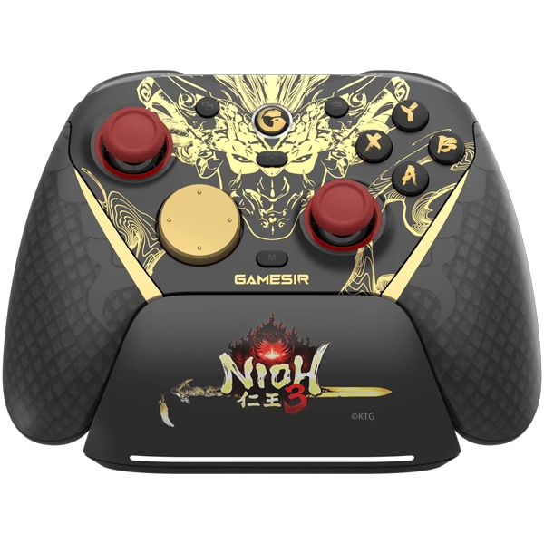JOYSTICK GAMESIR G7 PRO 8K NIOH 3 WIRELESS +CARREGADOR PRETO/DOURA SG