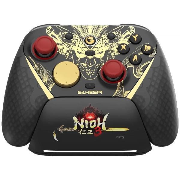 JOYSTICK GAMESIR G7 PRO 8K NIOH 3 WIRELESS +CARREGADOR PRETO/DOURA SG