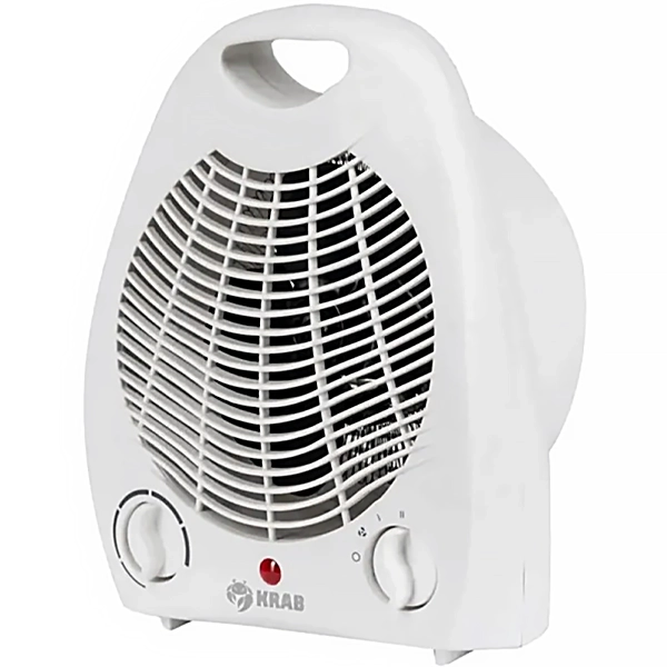 Aquecedor Krab KBCVT21 2.000 watts com Termostato Ajustável  220V ~ 50/60 Hz - Branco