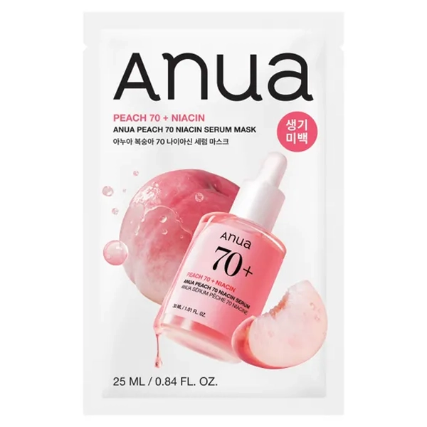 MASCARA FACIAL ANUA PEACH 70+ NIACIN SERUM 25ML (737091)