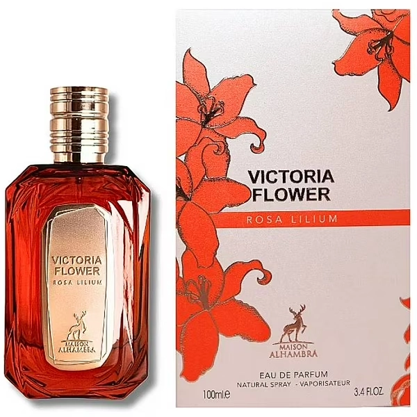 Perfume Feminino Maison Alhambra Victoria Flower Rosa Lilium EDP 100 ml