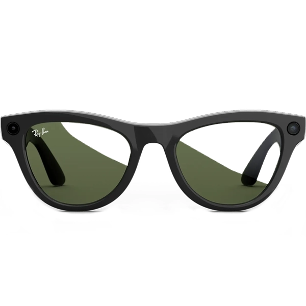 Gafas de Sol Ray Ban Meta Skyler (Gen 2) RW4014 con Cámara/Wi-Fi - Shiny Black/Transitions Graphite Green