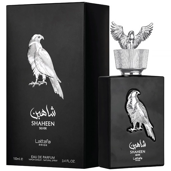 Perfume Unisex Lattafa Pride Shaheen Silver EDP 100 ml (Frasco Dañado)