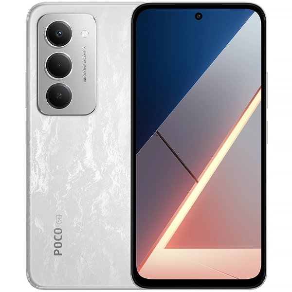 Celular Xiaomi Poco M8s 5G NFC Dual SIM de 256GB/8GB RAM de 6.9" 50MP/8MP - Branco (Global)