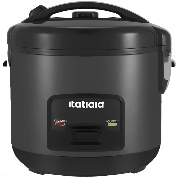 Panela Elétrica de Arroz Itatiaia PAESS2003 X5 400 watts 1 Litro 220V ~ 50/60Hz - Cinza/Preta