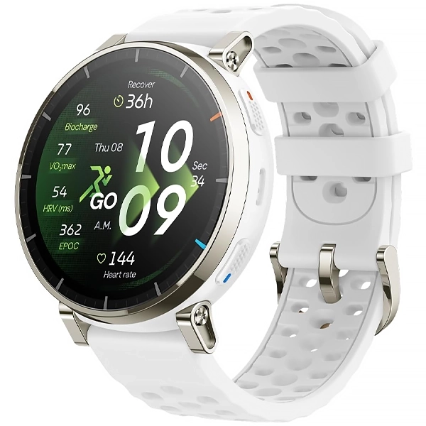 Relógio Amazfit Active 3 Premium A2559 com GPS/Bluetooth - Aero White