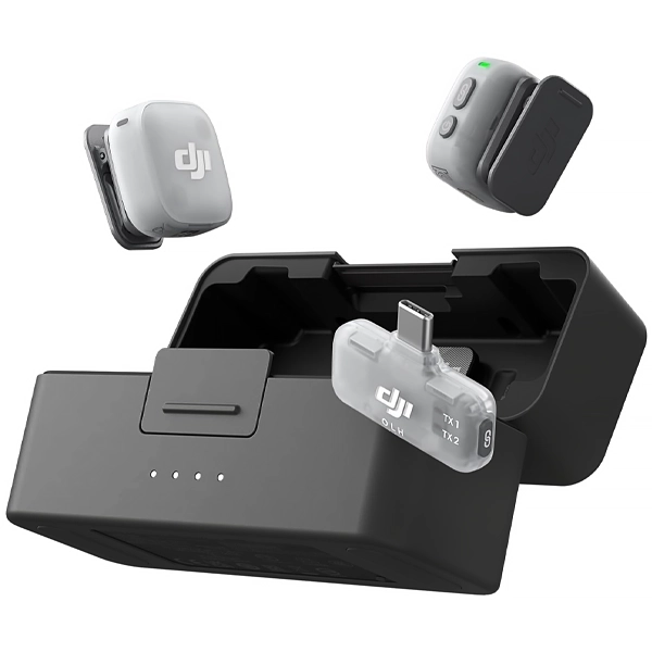 Microfone Sem Fio DJI MIC MINI 2 com USB-C - Preto (Anatel)