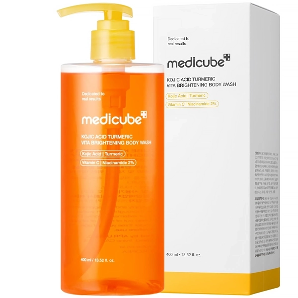 Gel de Ducha Medicube Kojic Acid Turmeric Vita Brightening de 400ml