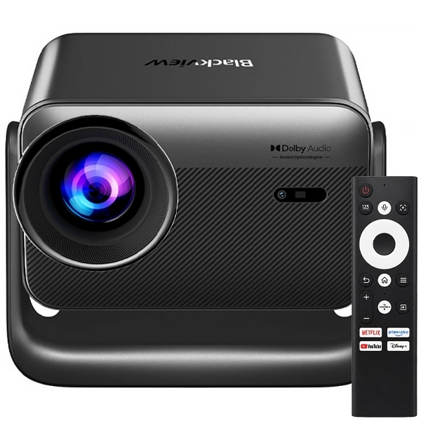 Proyector Blackview PV1000 Max 1.000 ANSI Lumens con Wi-Fi/Bluetooth Bivolt - Negro