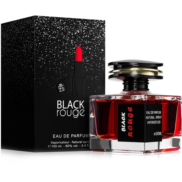 PERFUME FEM ARABE AURORA SCENTS BLACK ROUGE EDP 100ML (540467)