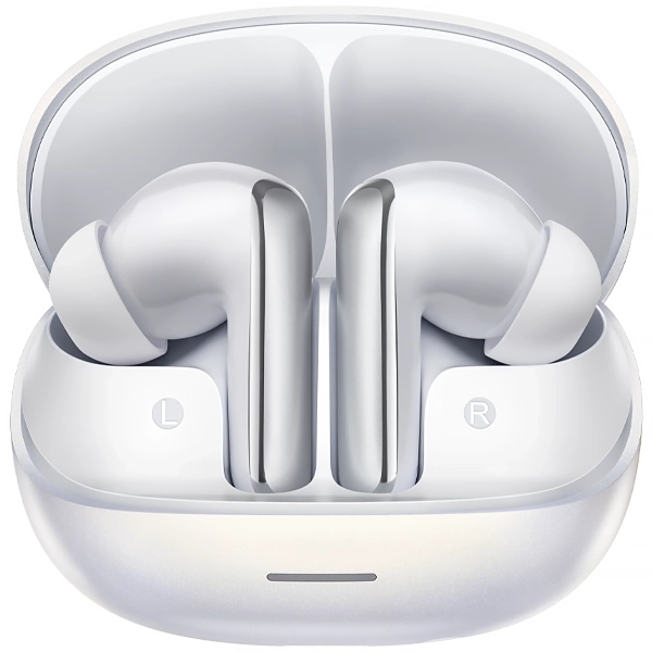 Fone de Ouvido Sem Fio QCY MeloBuds N65 BH26HT21A com ANC - Branco/Prata